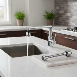 Robinet de cuisine rotatif à 360 degrés, barboteur, économie d&rsquo;eau, Spray de douche, salle de bains, pomme de douche, connecteur de buse de filtre