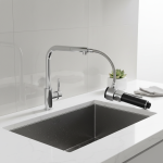 Buse de robinet extractible de cuisine, robinet ABS portatif, économie d&rsquo;eau, buse haute pression, remplacement de robinet d&rsquo;évier de salle de bains