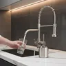 Robinet de cuisine à ressort rotatif à 360 °